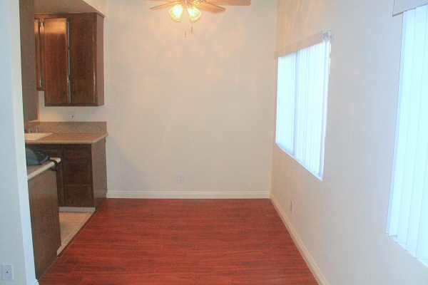 Dining Room with Hardwood Laminate Floors